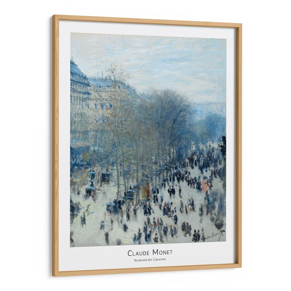 Monet - Boulevard des Capucines Exhibition Wall Art - XS / Matte Paper / Rolled Art - Nook At You