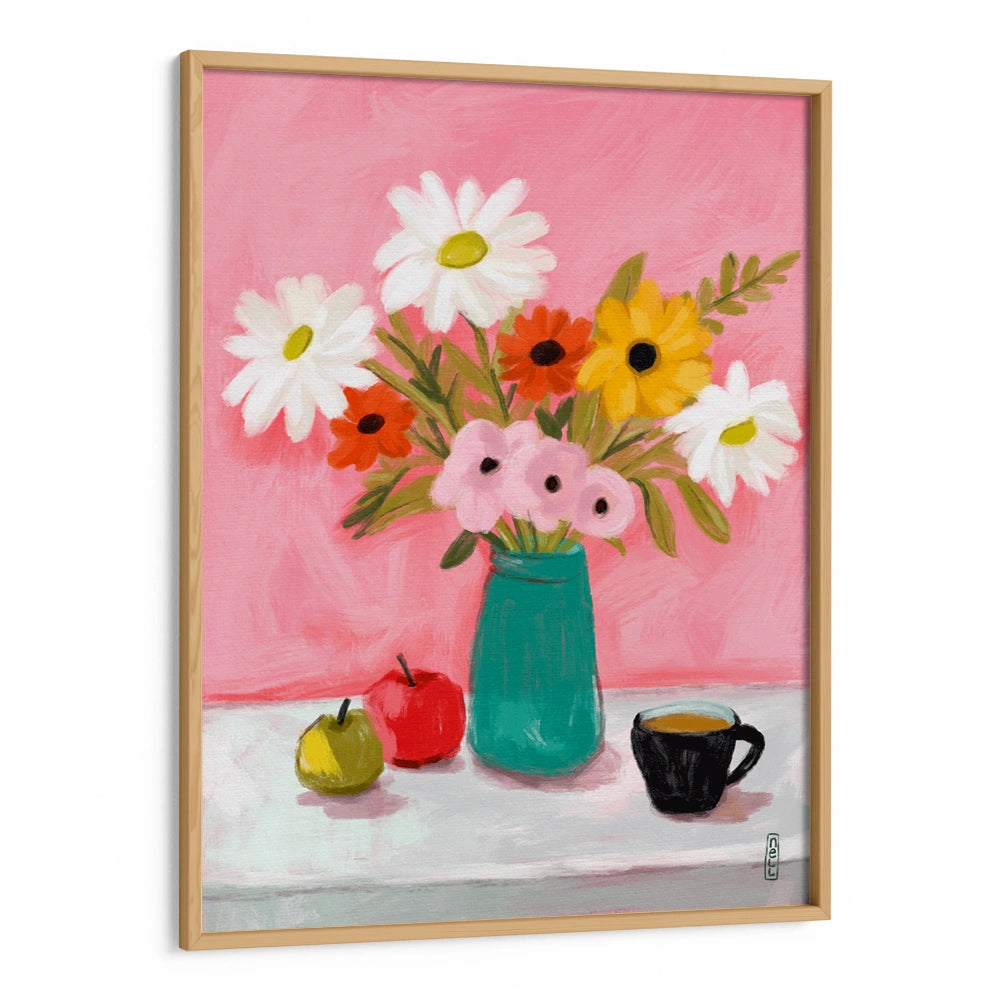 Cheerful Floral Still Life Botanical Wall Art Print - XS / Matte Paper / Rolled Art - Nook At You