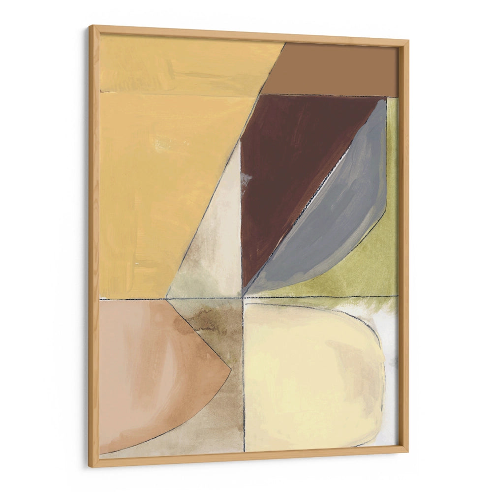 Warm Angles Modern Abstract Painting - XS / Matte Paper / Rolled Art - Nook At You