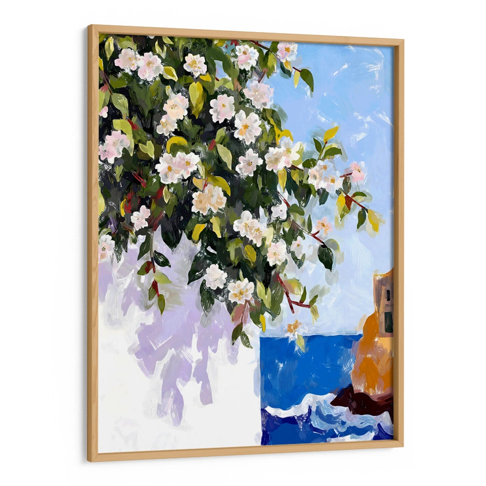 Where The Blossoms Meet The Sea Botanical Art Prints - XS / Matte Paper / Rolled Art - Nook At You