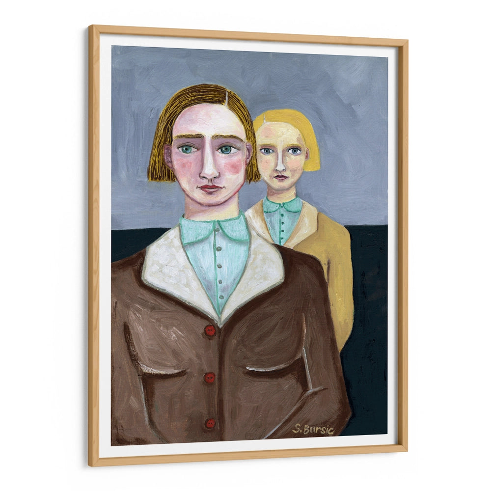 The Different Sisters – Women Illustration Poster - XS / Matte Paper / Rolled Art - Nook At You