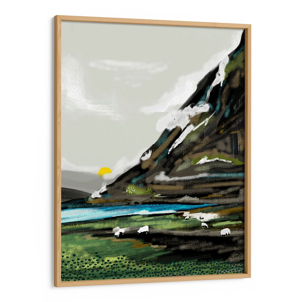 Graze Landscape Canvas Painting - XS / Matte Paper / Rolled Art - Nook At You