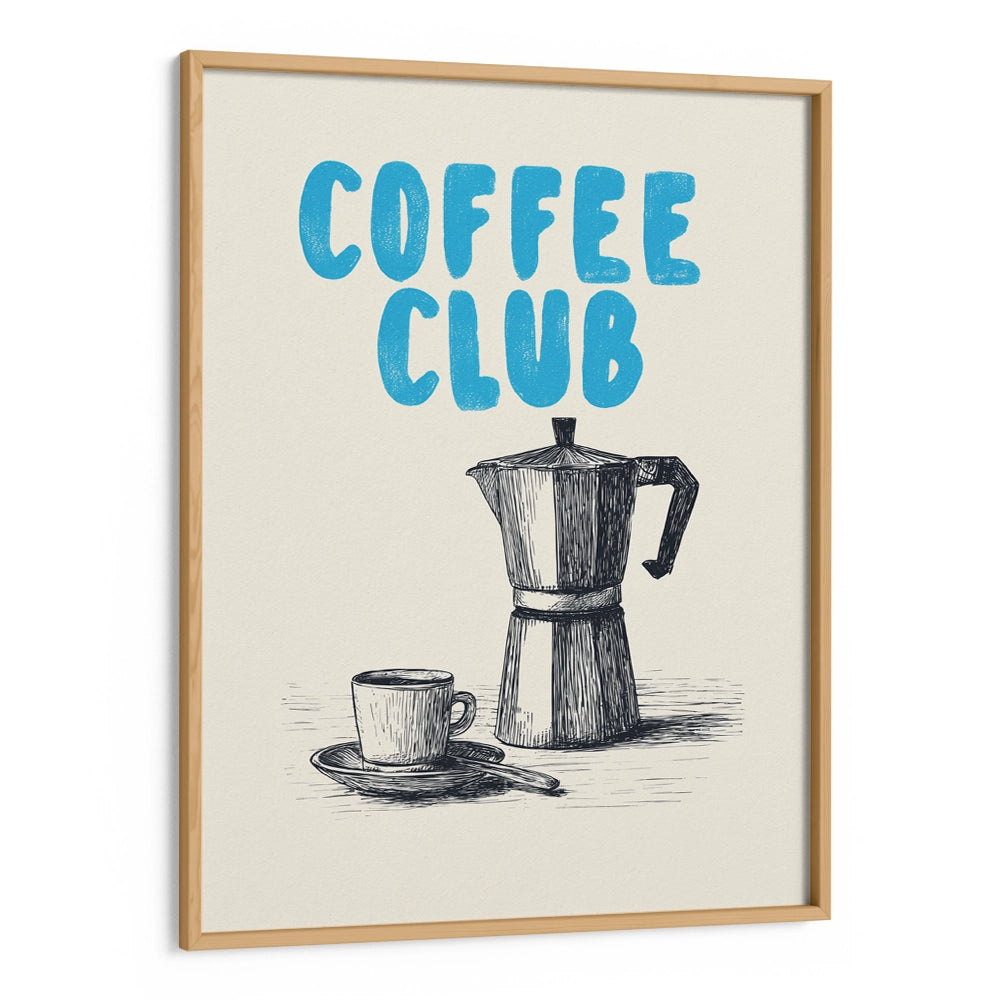 Coffee Club Dining Room Wall Art - XS / Matte Paper / Rolled Art - Nook At You
