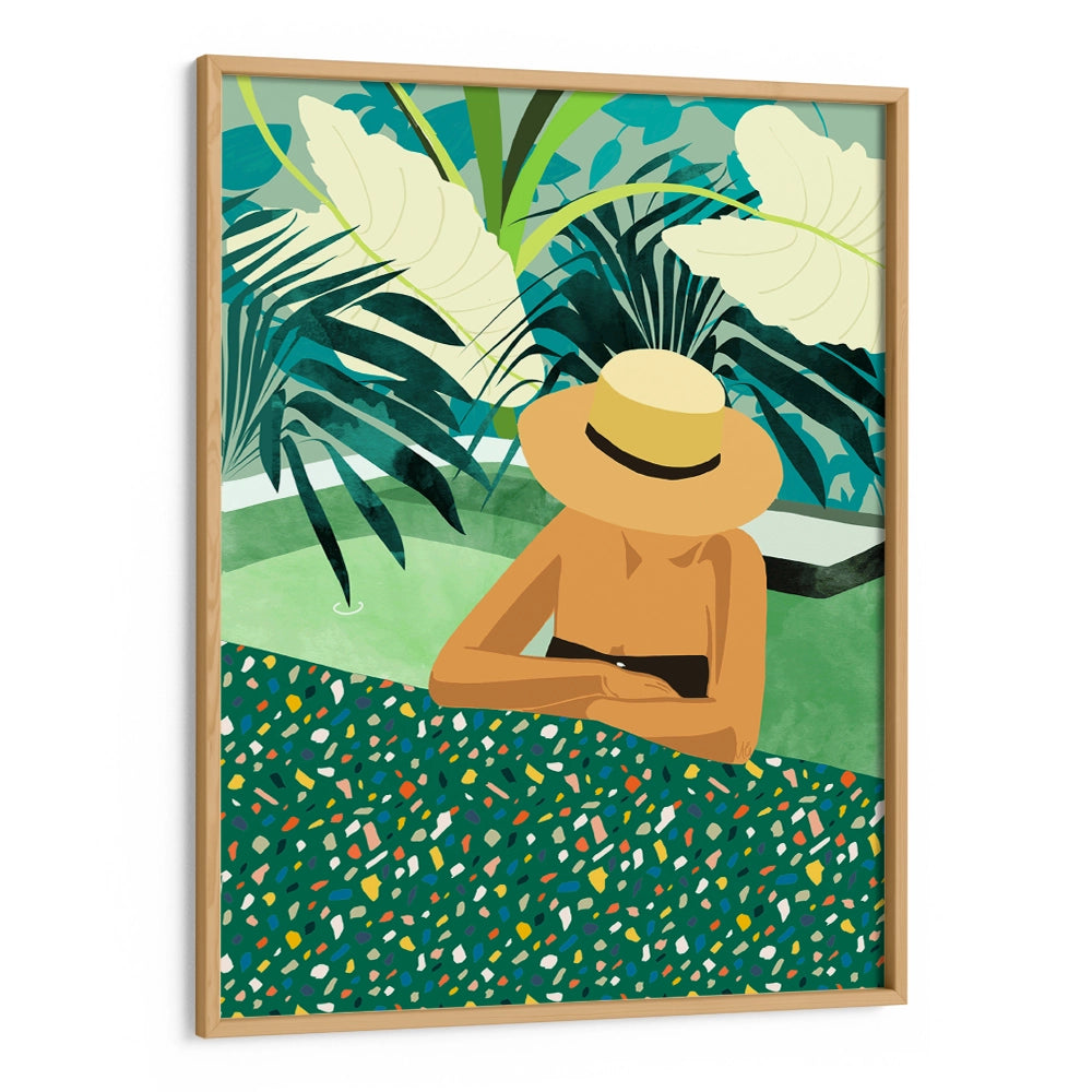 Tropical Serenity Aesthetic Boho Art - XS / Matte Paper / Rolled Art - Nook At You