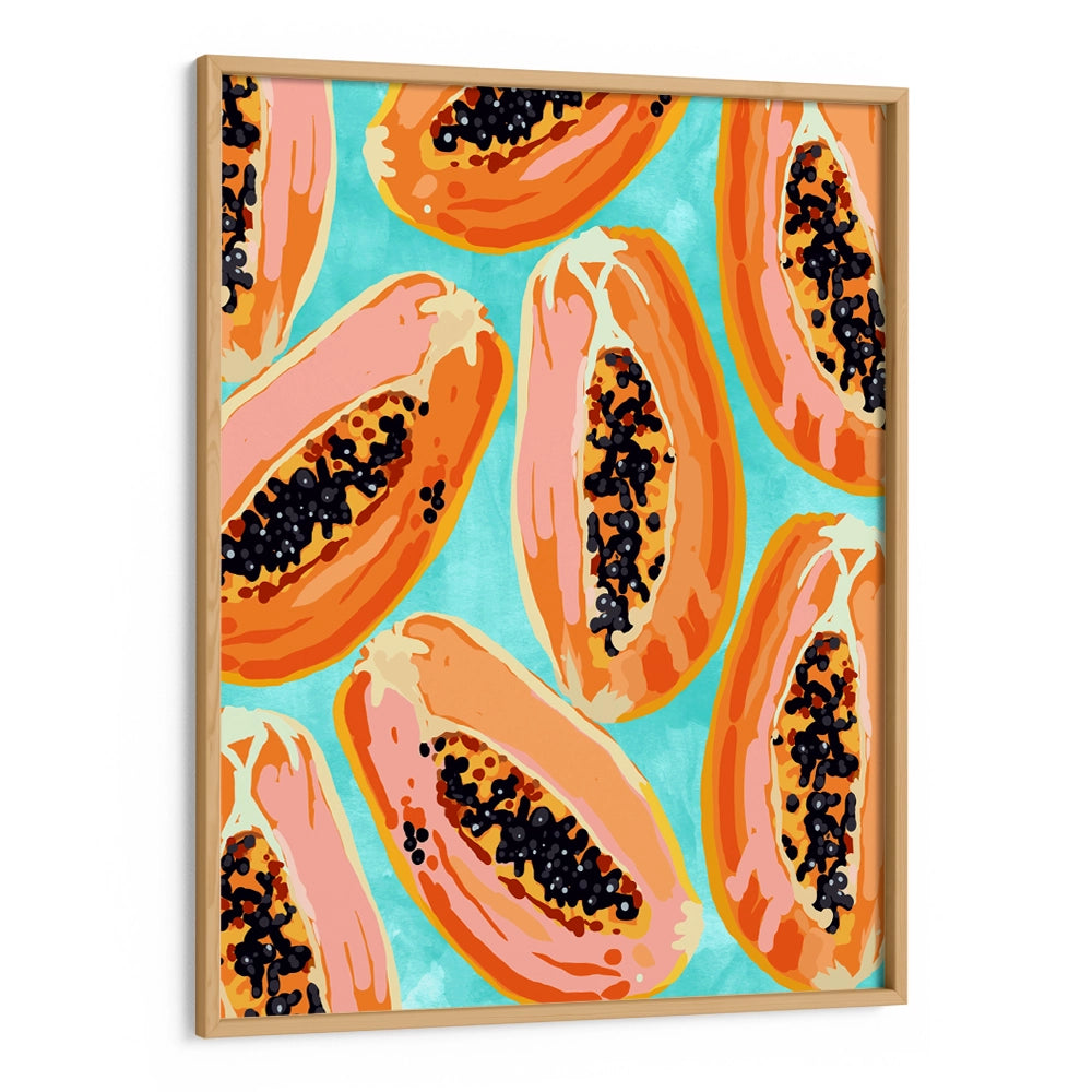 Big Papaya Canvas Prints - XS / Matte Paper / Rolled Art - Nook At You