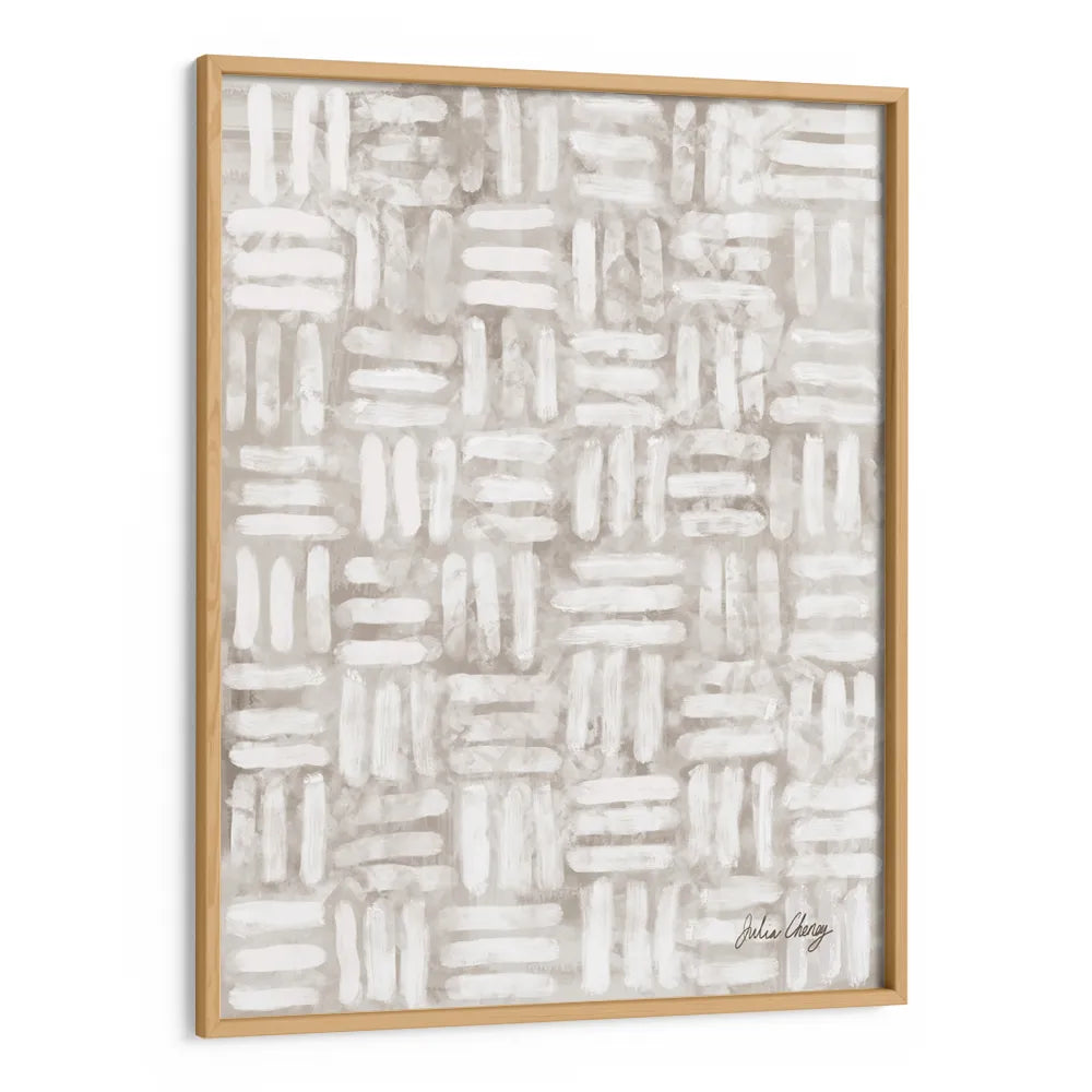 Neutral Woven Texture Abstract Print - XS / Matte Paper / Rolled Art - Nook At You