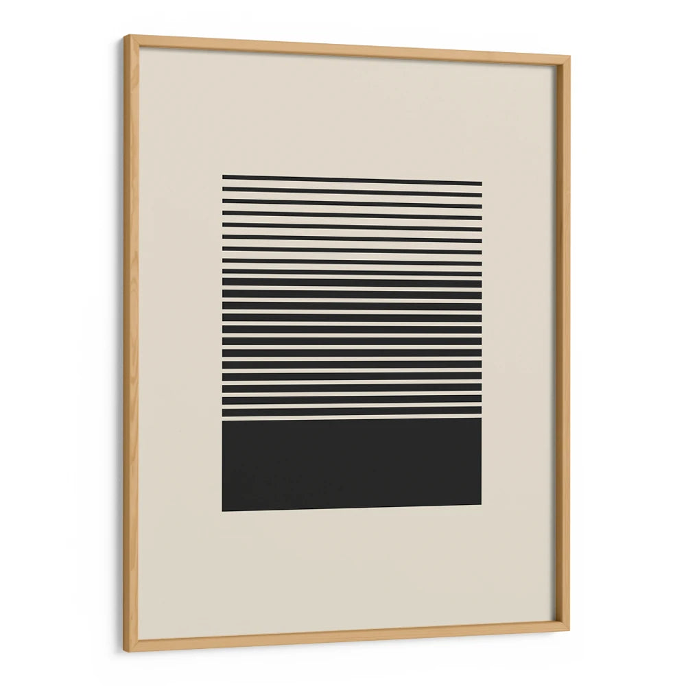Geometric Black Rhythm Wall Art Painting - XS / Matte Paper / Rolled Art - Nook At You