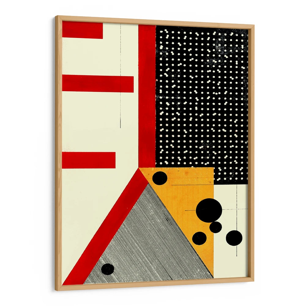 Bold Geometric Abstract Wall Art For Living Room - XS / Matte Paper / Rolled Art - Nook At You