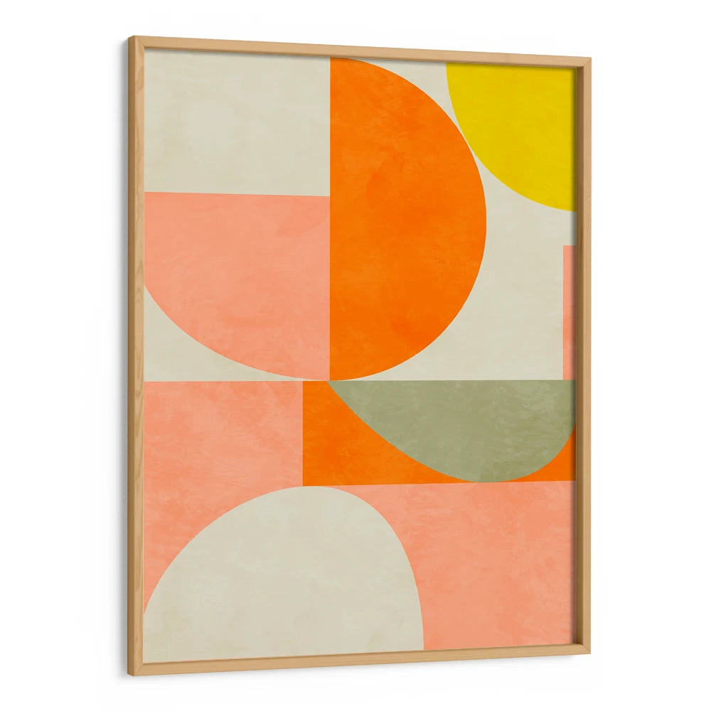 Summer Circles Vibrant Geometric Wall Art Poster - XS / Matte Paper / Rolled Art - Nook At You