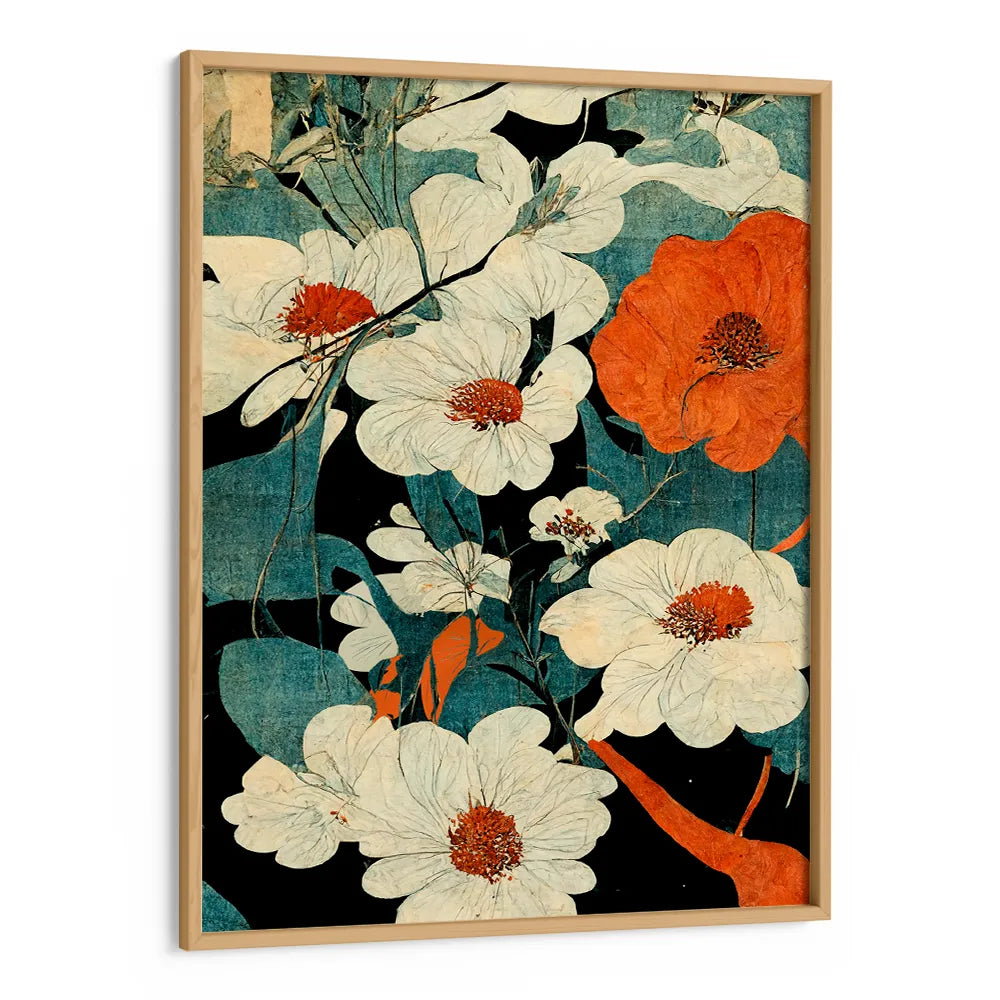 Floral Symphony Modern Botanical Print - XS / Matte Paper / Rolled Art - Nook At You