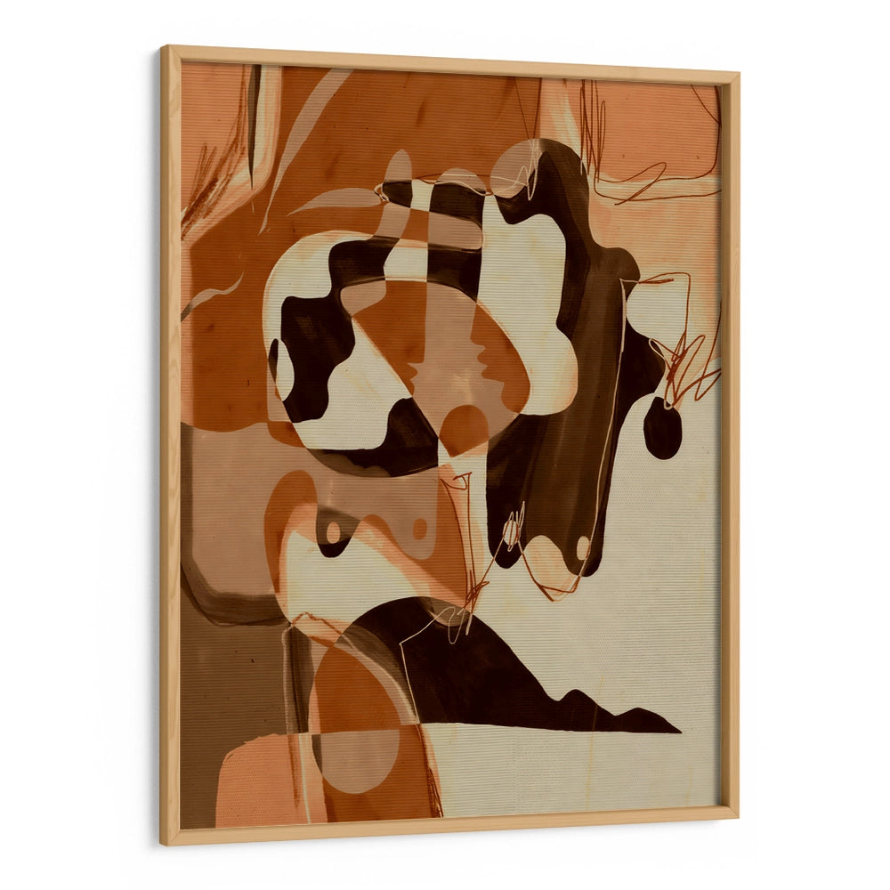 Becoming 3 Abstract Paintings - XS / Matte Paper / Rolled Art - Nook At You