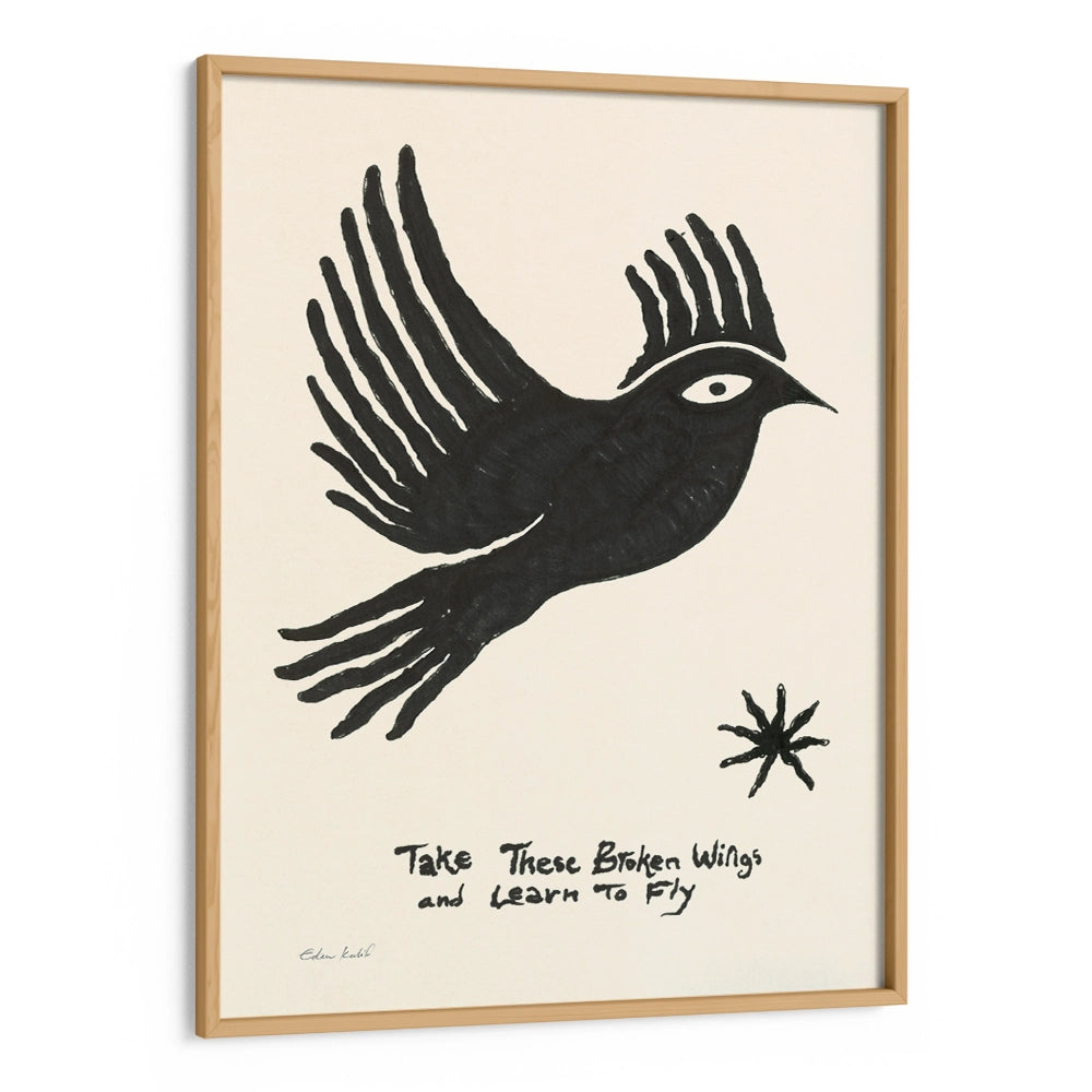 Fly Away Quotes Wall Art - XS / Matte Paper / Rolled Art - Nook At You