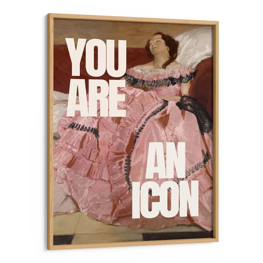 You Are An Icon Quirky Wall Art - XS / Matte Paper / Rolled Art - Nook At You