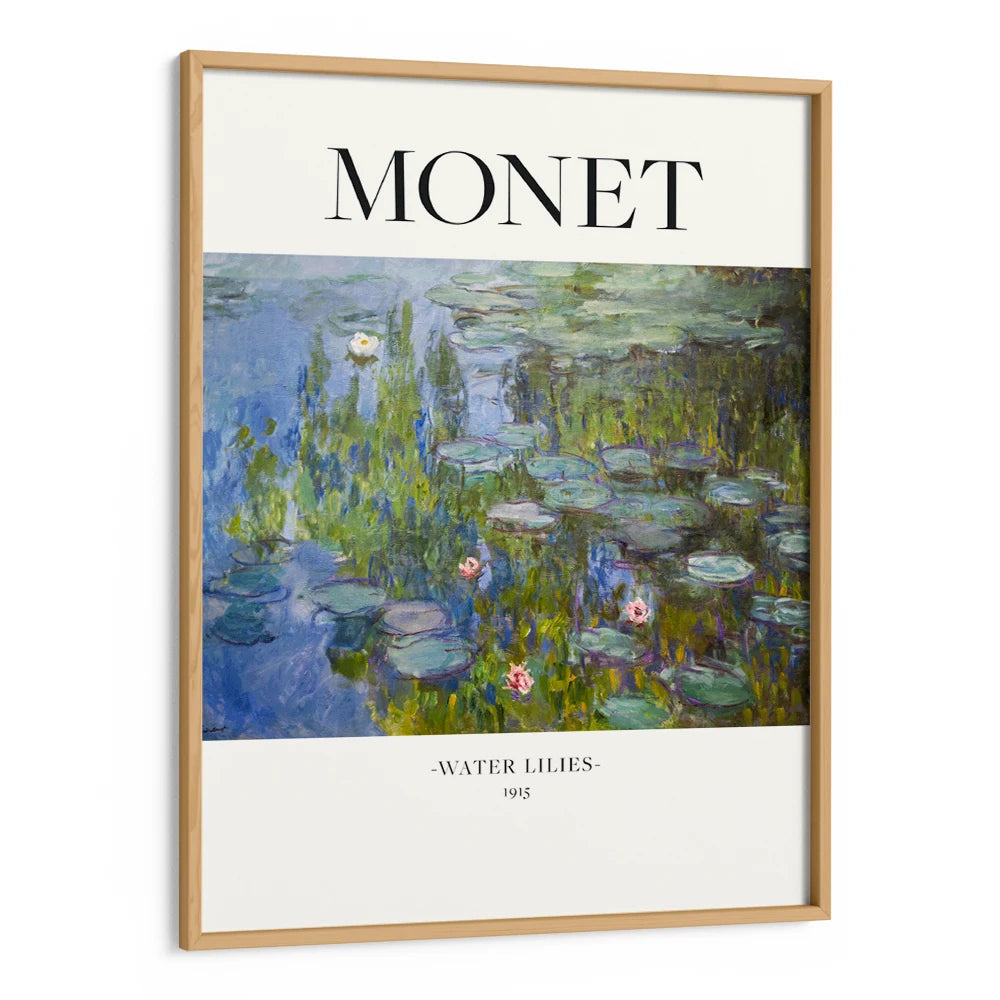 Claude Monet - Water Lilies 1915 Exhibition Poster for Living Room - XS / Matte Paper / Rolled Art - Nook At You