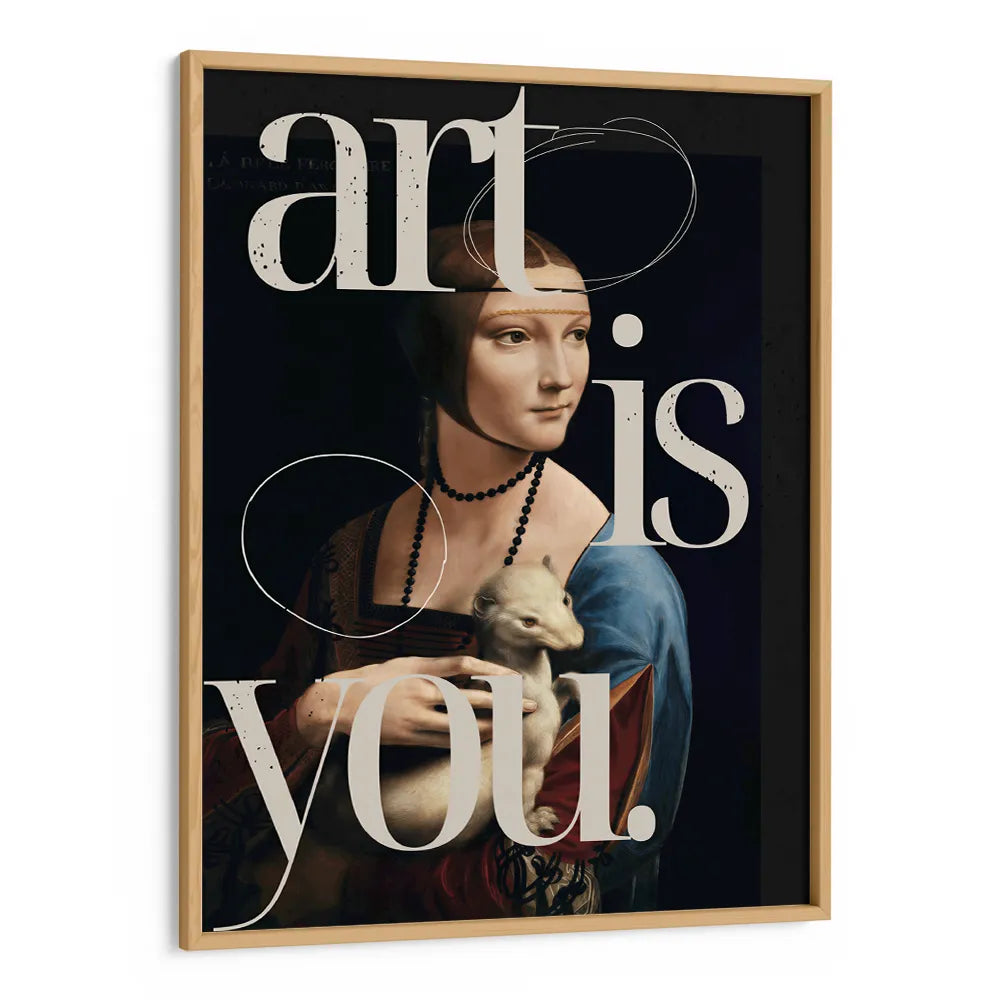 Art Is You Classic Portrait Quirky Wall Art - XS / Matte Paper / Rolled Art - Nook At You
