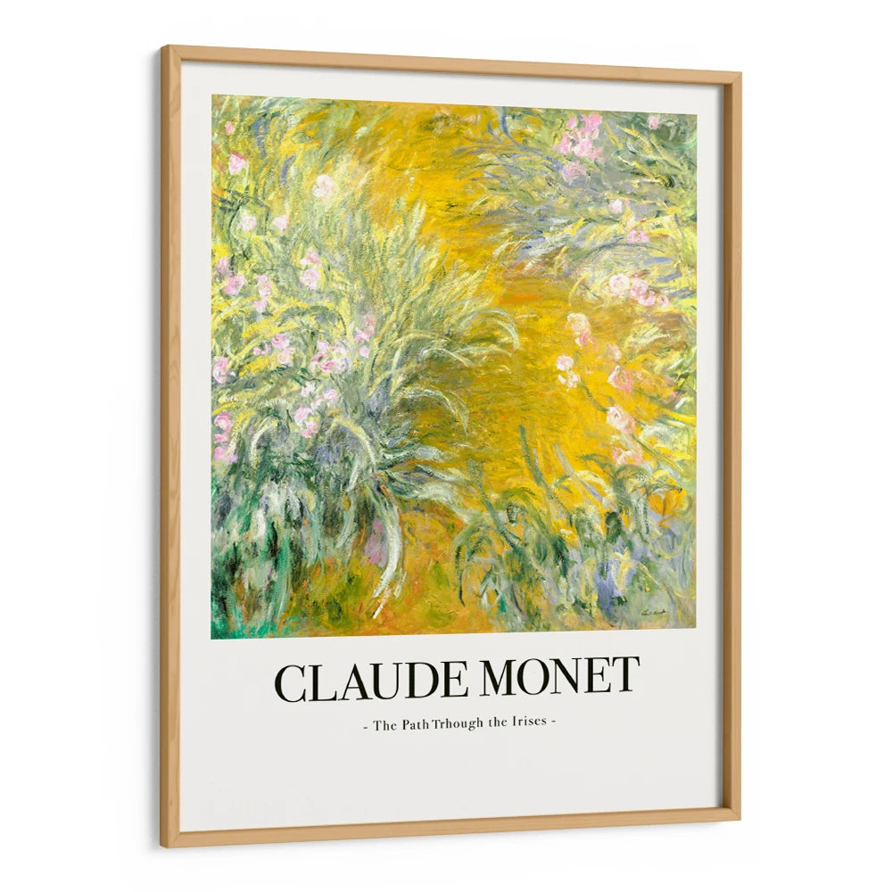 Claude Monet - The Path Through The Irises Vintage Museum Poster - XS / Matte Paper / Rolled Art - Nook At You