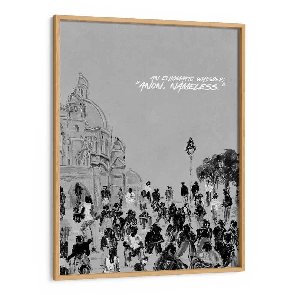 Anonymous City Whisper Quotes Wall Art Print - XS / Matte Paper / Rolled Art - Nook At You