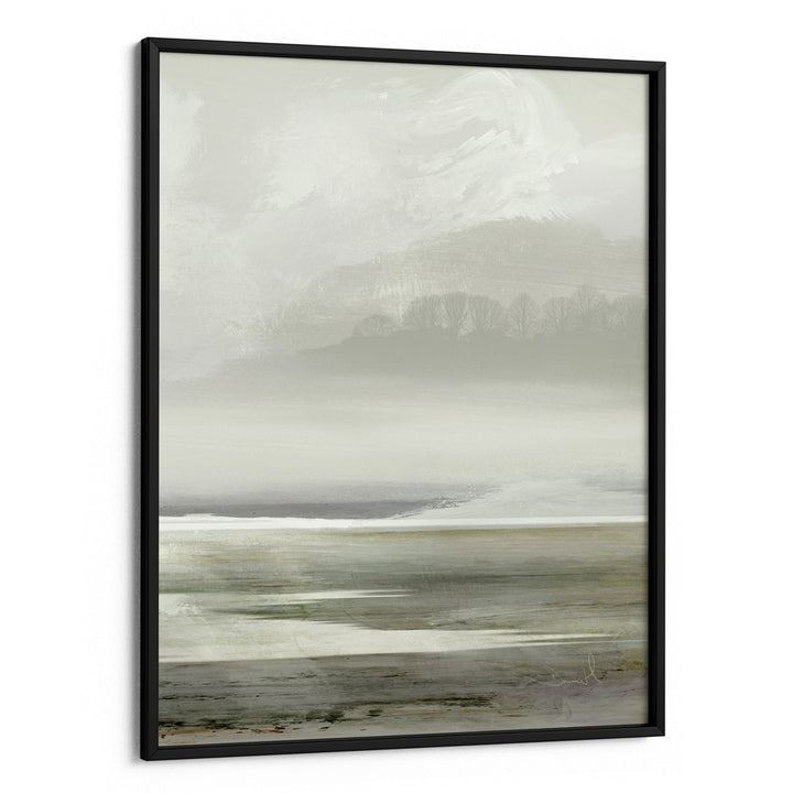 Serene Watercolor Horizons Abstract Art-Rolled Art-Nook At You