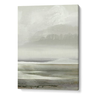 Serene Watercolor Horizons Abstract Art