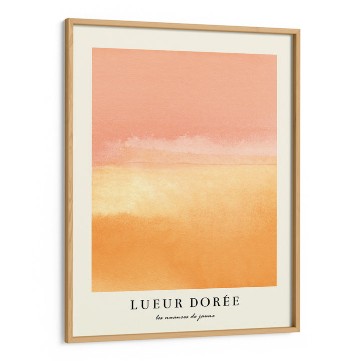 Lueur Doree I Abstract Art-Wooden Frame-Nook At You