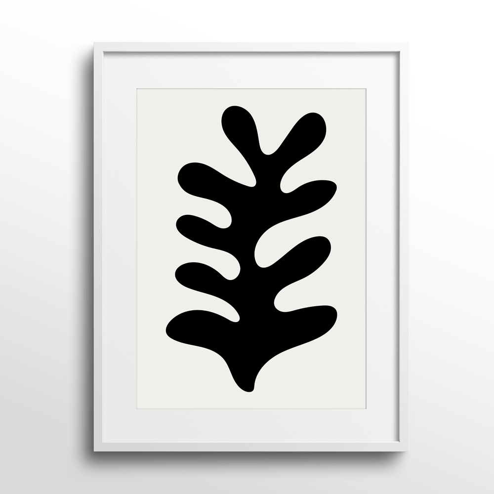The Leaf - Matisse Inspired Abstract Wall Art-Nook At You