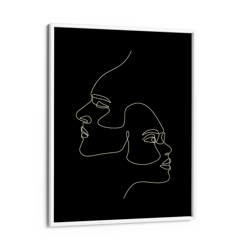 Deceit - Black Nook At You Matte Paper White Frame