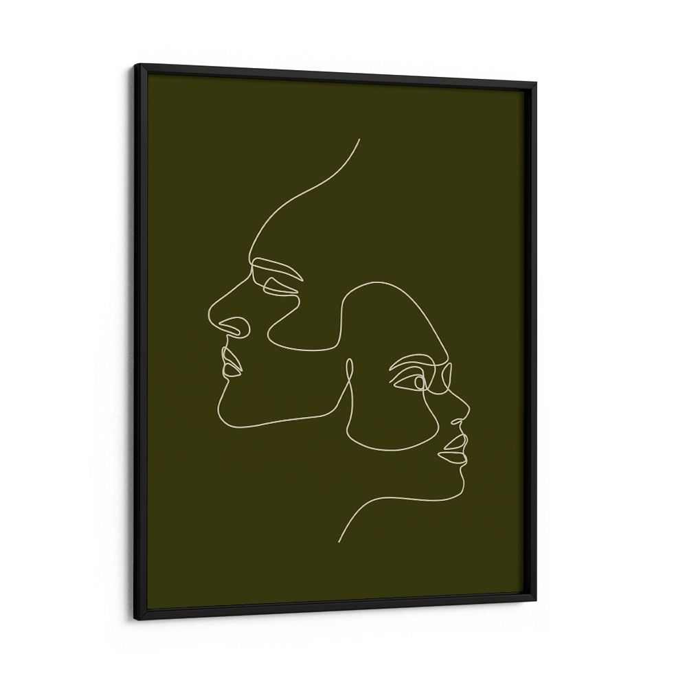 Deceit - Green Abstract Wall Art-Rolled Art-Nook At You