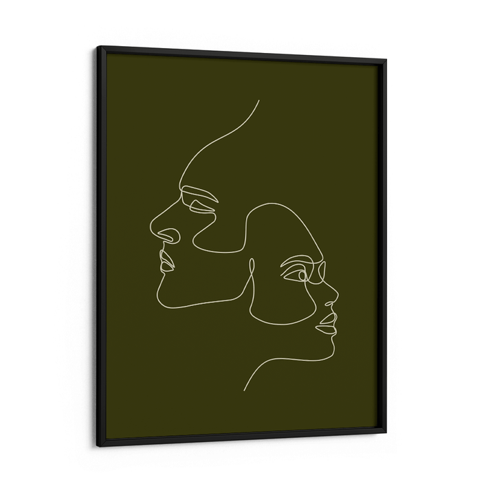Deceit - Green Abstract Wall Art-Rolled Art-Nook At You