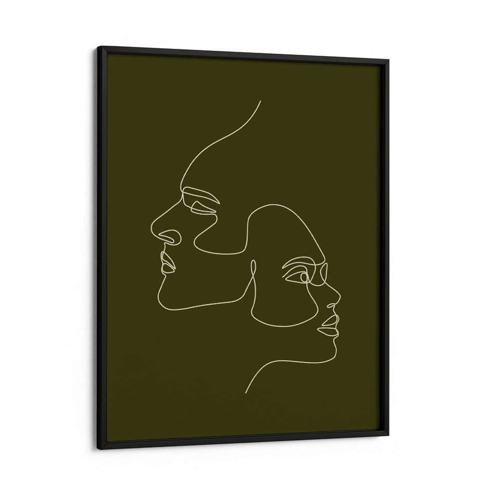 Deceit - Green Nook At You Matte Paper Black Frame