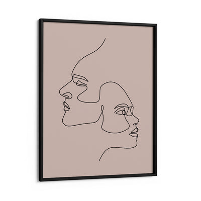 Deceit - Pink Nook At You Matte Paper Black Frame