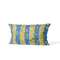 Golden Blue Organic Cotton Cushion Cover