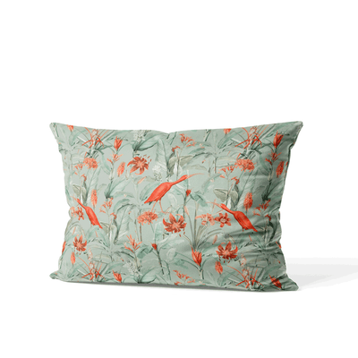 Tropical Flamingo 2 Organic Cotton Cushion Cover Nook At You  