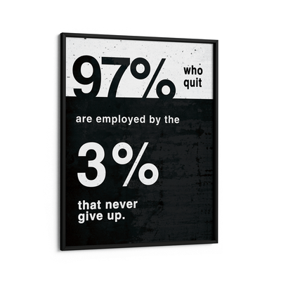 97% Nook At You Matte Paper Black Frame