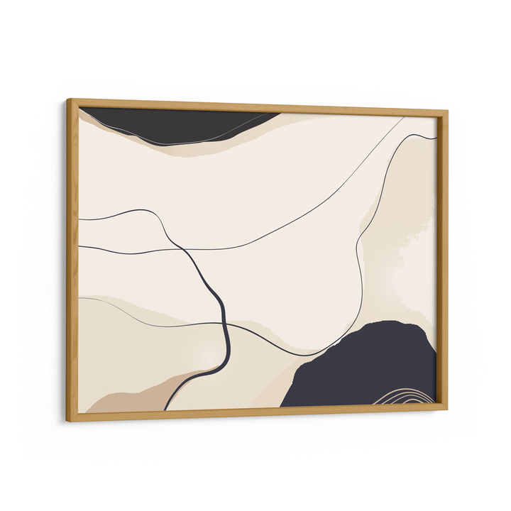 Chromatic Currents Abstract Art Paintings-Wooden Frame-Nook At You