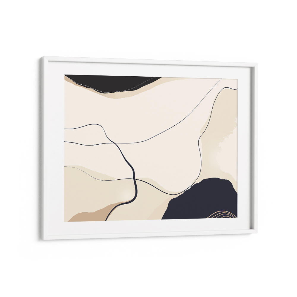 Chromatic Currents Nook At You Matte Paper White Frame With Mount