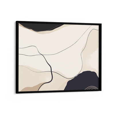 Chromatic Currents Nook At You Matte Paper Black Frame