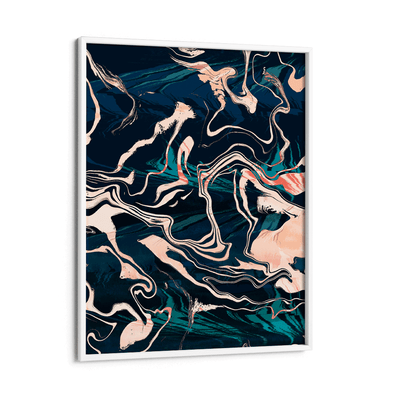 Liquid Dreams Nook At You Matte Paper White Frame