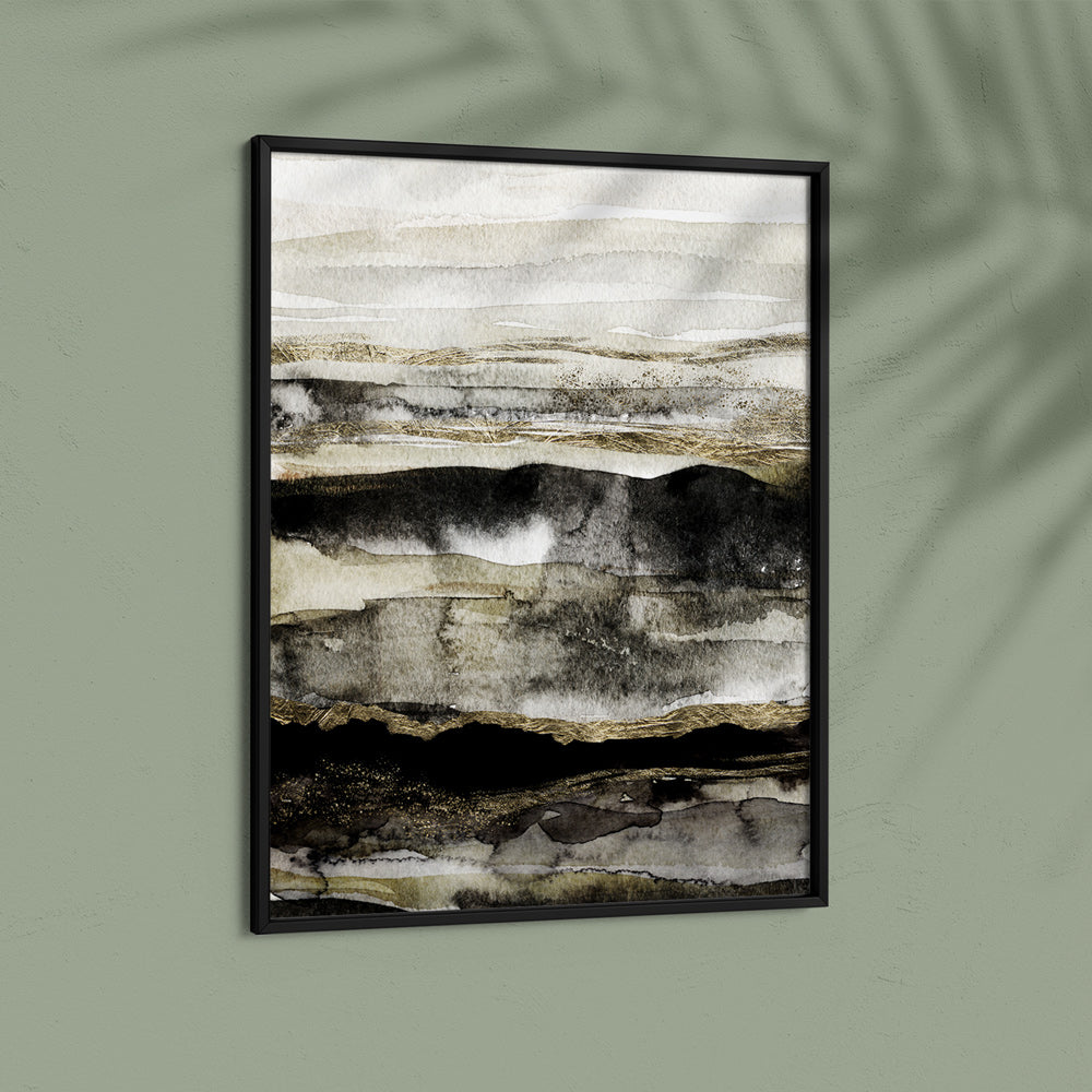 Liquid Gold Abstract Art Prints-Nook At You