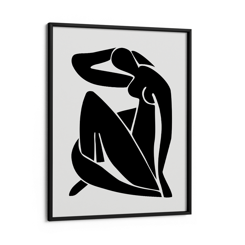 Nude - Matisse Inspired Nook At You Matte Paper Black Frame