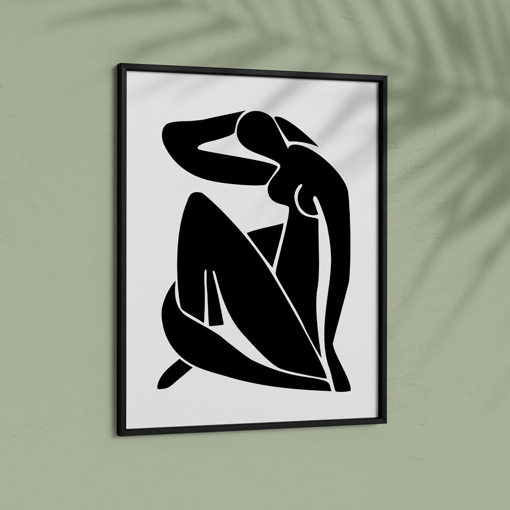 Nude - Matisse Inspired Abstract Art Prints-Nook At You