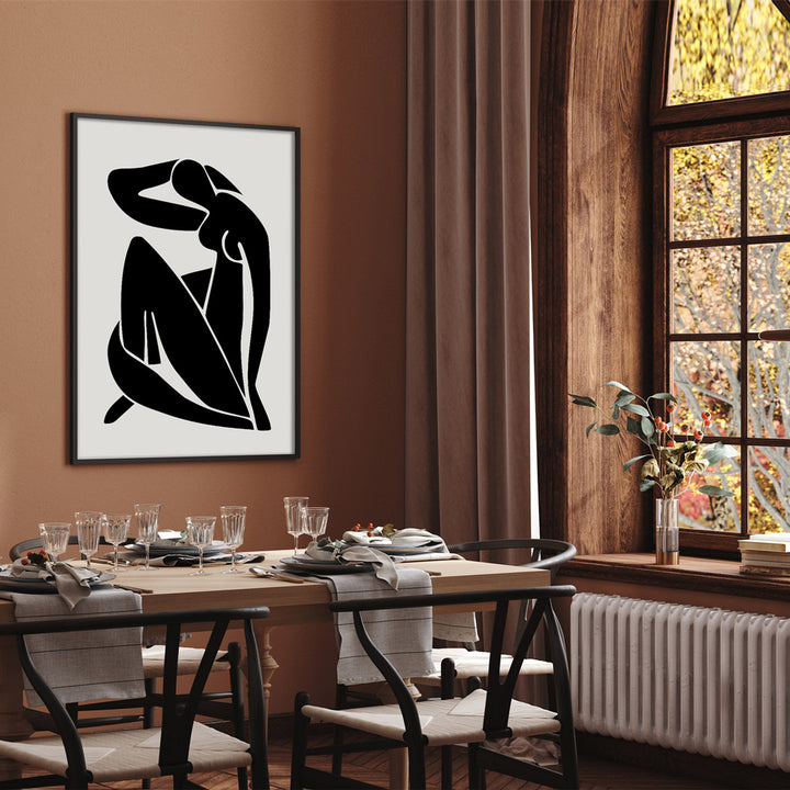 Nude - Matisse Inspired Abstract Art Prints-Nook At You