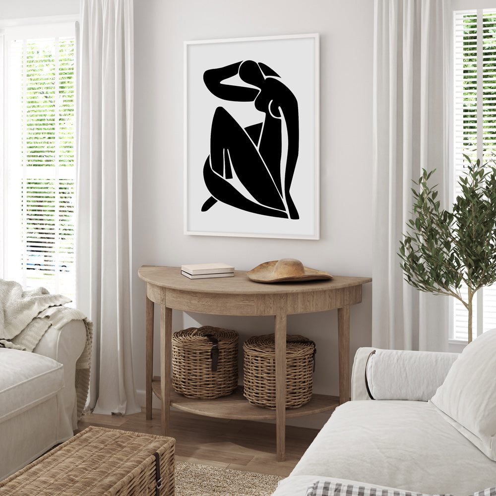 Nude - Matisse Inspired Abstract Art Prints-Nook At You