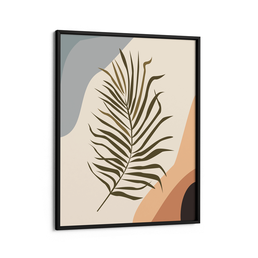Palm Leaf Nook At You Matte Paper Black Frame
