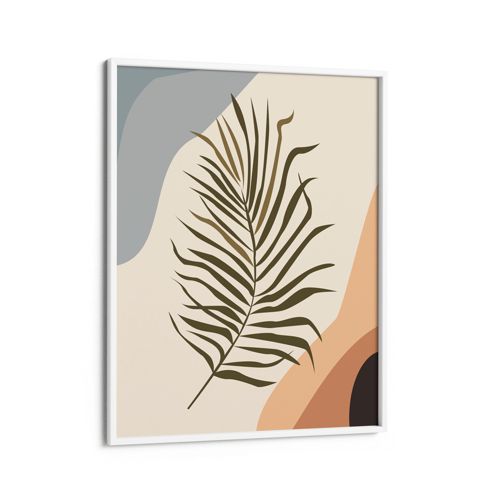 Palm Leaf Nook At You Matte Paper White Frame