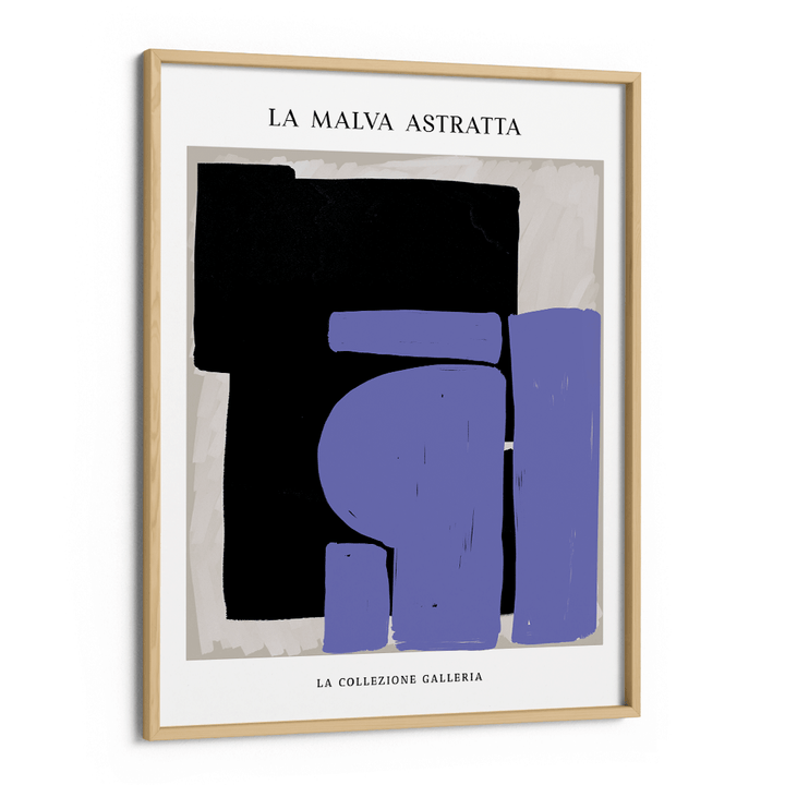 Abstract Mauve Abstract Art Paintings-Wooden Frame-Nook At You