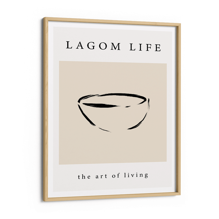 Lagom Life Nook At You Matte Paper Wooden Frame