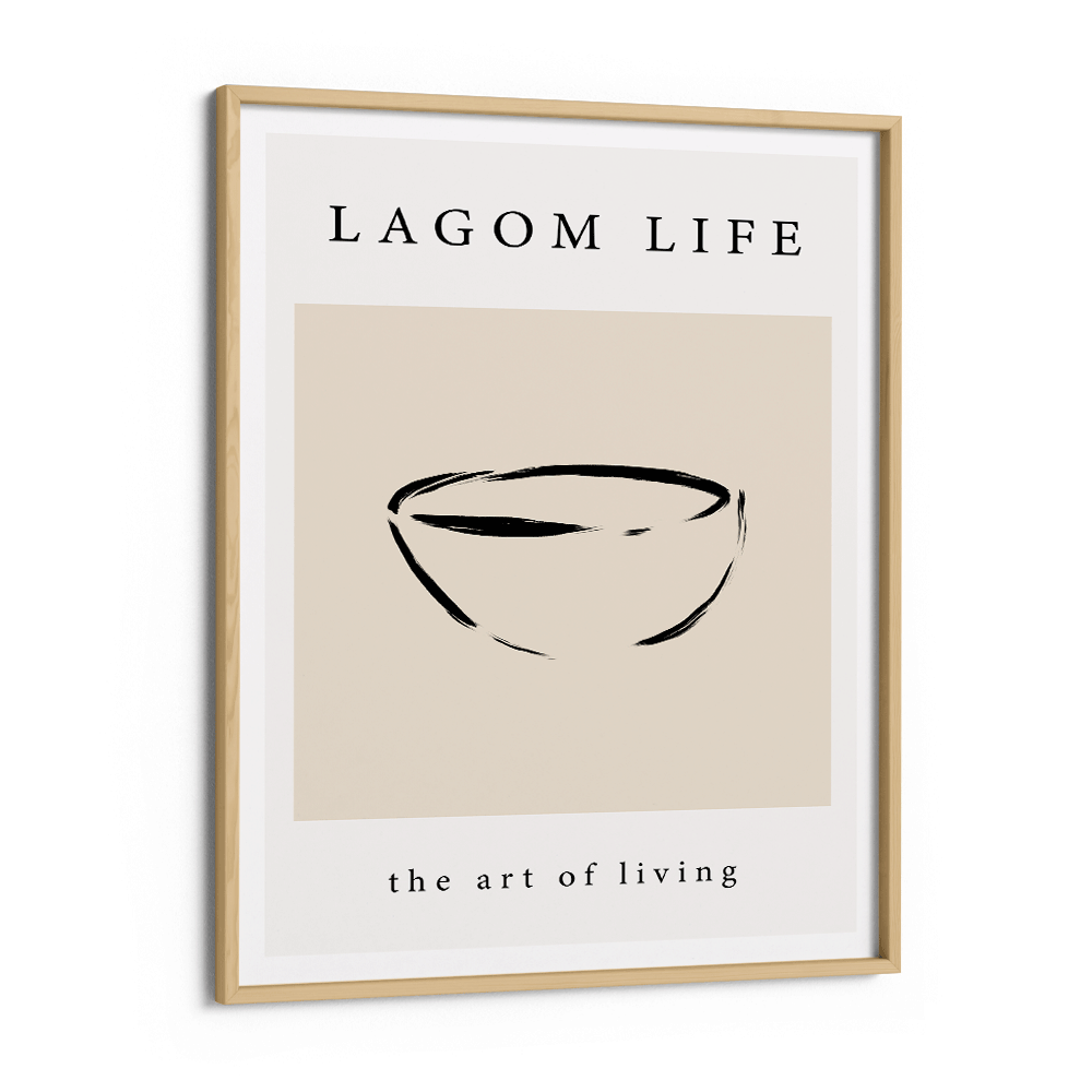 Lagom Life Nook At You Matte Paper Wooden Frame