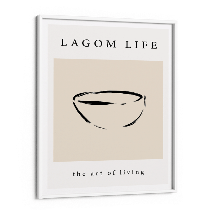 Lagom Life Nook At You Matte Paper White Frame