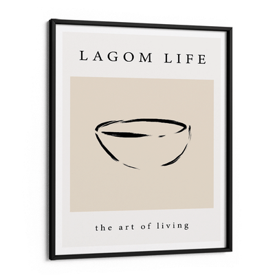 Lagom Life Nook At You Matte Paper Black Frame