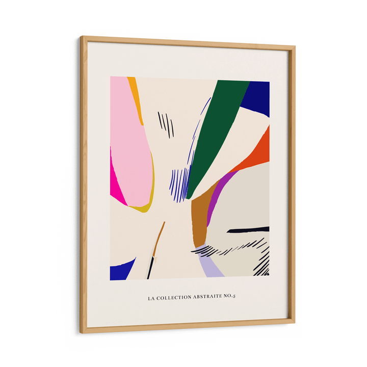 Rainbow Rhapsody Abstract Art-Wooden Frame-Nook At You